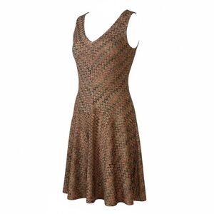 Anthropologie Maeve Westwater x-small chevron knit midi dress fairycore